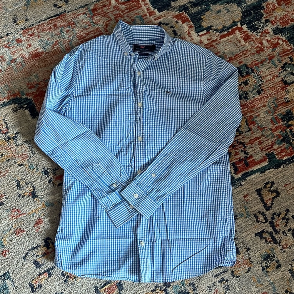 Vineyard Vines Boys Whale Button-Down